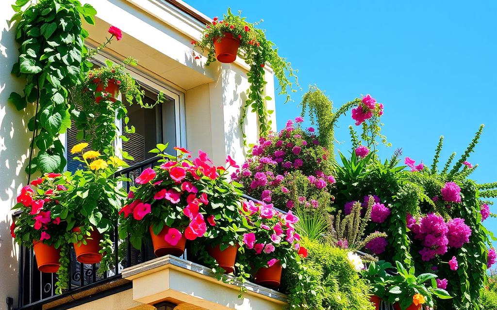 rośliny na balkon